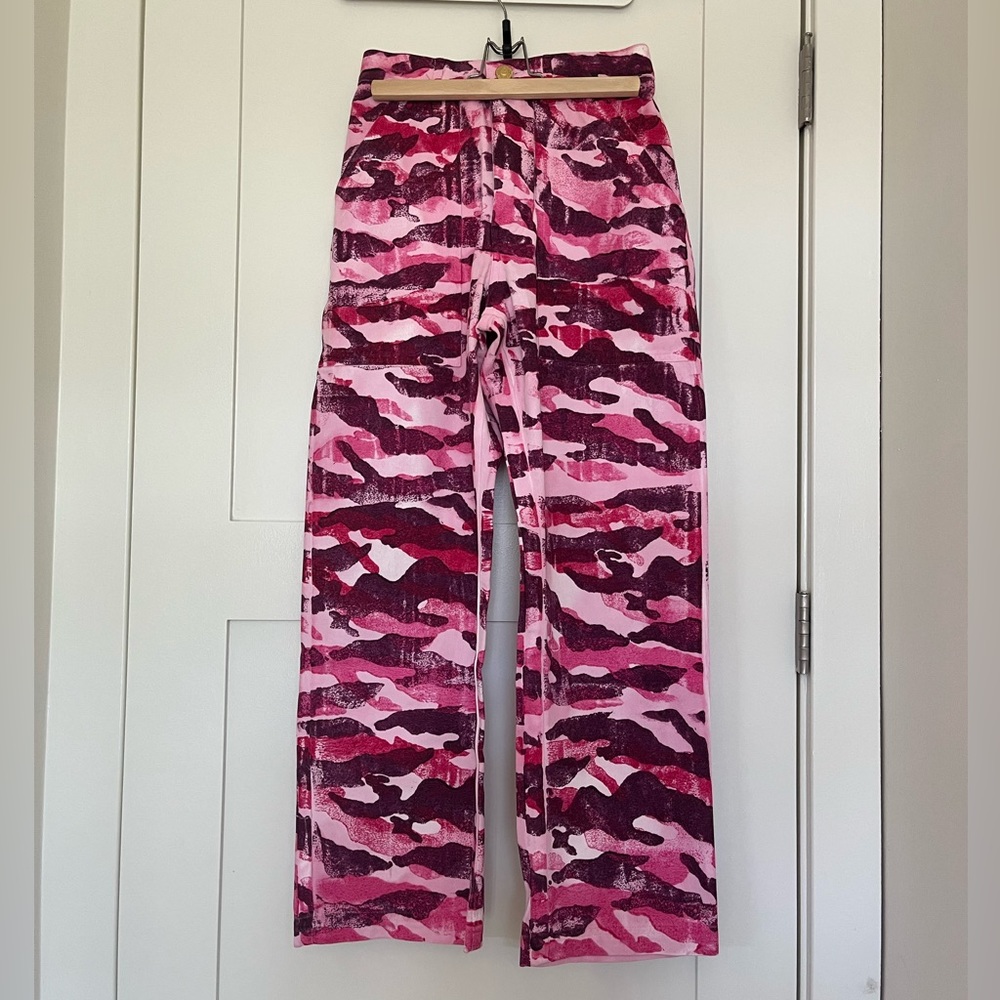 Big Bud Press pink painted work pants (XS)